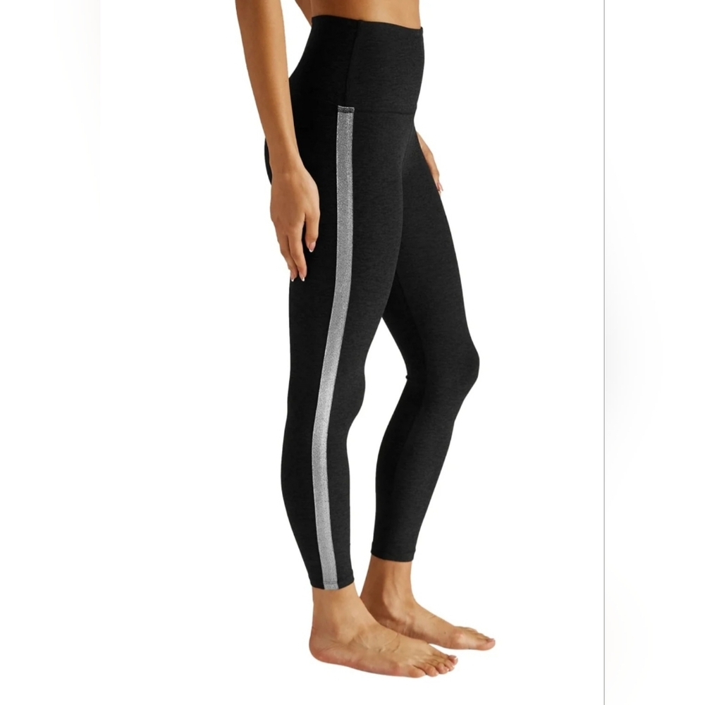 Beyond Yoga•Spacedye ‘Shine On’ High Waisted Midi Legging Side Stripe XL